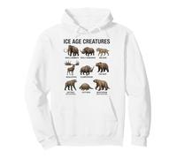 Créatures de l'ère glaciaire Paléontologie Mammifères préhistoriques Sweat à Capuche