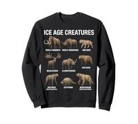 Créatures de l'ère glaciaire Paléontologie Mammifères préhistoriques Sweatshirt