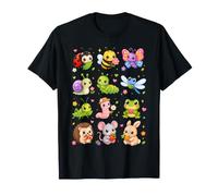 Créatures du Jardin Kawaii | Nature de l'arrière-Cour T-Shirt