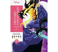Coloriages mystères Disney Créatures fantastiques: Coloriez les chiffres et découvrez l'image !