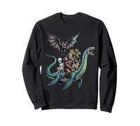 Créatures légendaires chevauchant Un Monstre du Loch Ness Ensemble Sweatshirt