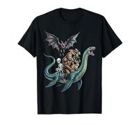 Créatures légendaires chevauchant Un Monstre du Loch Ness Ensemble T-Shirt