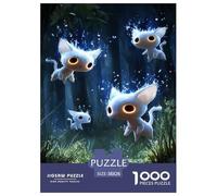Créatures Lumineuses Puzzle 1000 Pièces Jouet De Défi pour Les Adultes Et Les Enfants À Partir De 14 Ans Magique Puzzle Impossible Défi ÉduChatif Cadeau De Décoration Intérieure 38x26cm/1000pcs