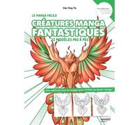 Créatures manga fantastiques faciles