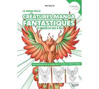 Créatures manga fantastiques faciles