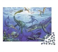 Créatures Marines préhistoriques Puzzle pour Adultes Puzzle 1000 Pièces Scène Océan Papier Détente Cadeau 52x38cm/1000pcs