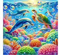 Créatures Marines Puzzle 1000 Pièces Adultes, 65x65cm DIY Puzzle Impossible Jeu de Création et Logique, Puzzles Classiques pour Adultes et Enfants de 12 Ans et Plus