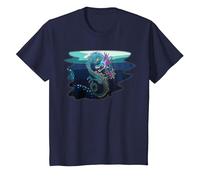 Créatures mystiques I Dragon de mer T-Shirt, Enfant, Bleu Marine, 6 Ans