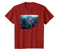 Créatures mystiques I Dragon de mer T-Shirt, Enfant, Canneberge, 12 Ans