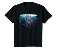 Créatures mystiques I Dragon de mer T-Shirt, Enfant, Noir, 3 Ans