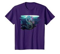 Créatures mystiques I Dragon de mer T-Shirt, Enfant, Violet, 4 Ans