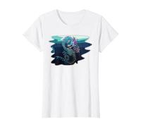 Créatures mystiques I Dragon de mer T-Shirt, Femme, Blanc, XXL