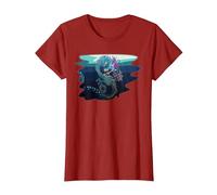 Créatures mystiques I Dragon de mer T-Shirt, Femme, Canneberge, XS