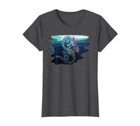Créatures mystiques I Dragon de mer T-Shirt, Femme, Chiné Foncé, XS