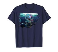 Créatures mystiques I Dragon de mer T-Shirt, Homme, Bleu Marine, XL