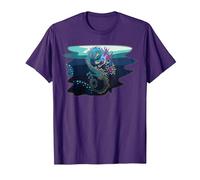 Créatures mystiques I Dragon de mer T-Shirt, Homme, Violet, S