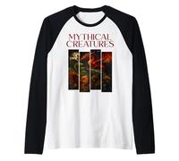Créatures mythiques Dragon Vintage Dark Fantasy Culture Fans Manche Raglan