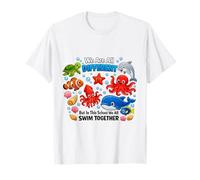 Créatures océaniques Enseignant Salle de Classe Inclusive école Marine T-Shirt