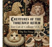 Creatures of the Threaded Realm for Cut and Collage Vol 1: Enchanting Faux-Embroidery Animals for Junk Journals, Scrapbooking, and Creative Mixed Media