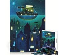 Créatures sous-Marines Puzzle de 1000 pièces pour Adolescents Stimulation de la mémoire et détente Découpe Fine Surprise Festive (50x75cm)
