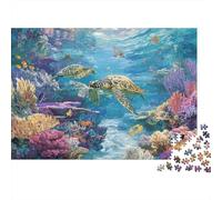 Créatures sous-Marines Puzzles à Grande échelle du Monde sous-Marin adaptés aux Adultes, aux Enfants et aux Adolescents avec Une difficulté élevée et des Formes Uniques 1000 pièces