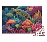 Créatures sous-Marines Puzzles à Grande échelle du Monde sous-Marin adaptés aux Adultes, aux Enfants et aux Adolescents avec Une difficulté élevée et des Formes Uniques 1000 pièces