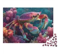 Créatures sous-Marines. Puzzles à Grande échelle du Monde sous-Marin. Convient aux Adultes, aux Enfants et aux Adolescents. Difficulté élevée et Formes Uniques. 500 pièces (52 x 38 cm).
