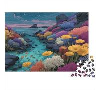 Créatures sous-Marines. Puzzles à Grande échelle du Monde sous-Marin. Convient aux Adultes, aux Enfants et aux Adolescents. Difficulté élevée et Formes Uniques. 500 pièces (52 x 38 cm).