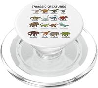 Créatures triasiques esthétiques Vie préhistorique Paléontoly Art PopSockets PopGrip pour MagSafe