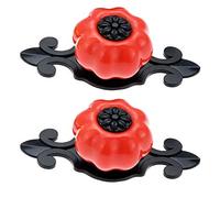 Creatwls Lot de 2 Boutons de Porte en Céramique pour Porte Tiroir et Armoire, Poignée en Porcelaine de Porte Meuble Accessoire Poignée pour Armoir/Placard/Tiroir