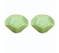 Creatwls Lot de 2 Céramique Bouton Armoire Penderie Poignées Meubles Poignées de Porte Armoires de Cuisine Poignée Tiroir Boutons Tirer la Poignée pour Armoire Placard
