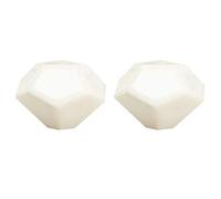 Creatwls Lot de 2 Céramique Bouton Armoire Penderie Poignées Meubles Poignées de Porte Armoires de Cuisine Poignée Tiroir Boutons Tirer la Poignée pour Armoire Placard