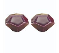 Creatwls Lot de 2 Céramique Bouton Armoire Penderie Poignées Meubles Poignées de Porte Armoires de Cuisine Poignée Tiroir Boutons Tirer la Poignée pour Armoire Placard