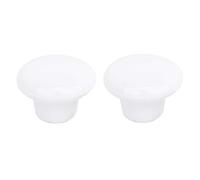 Creatwls Lot de 2 Poignée-bouton rond en porcelaine, bouton de meuble, bouton de tiroir, bouton de placard, poignée en céramique, relooking déco intérieur,Style moderne