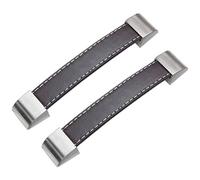 Creatwls Lot de 2 poignées de meuble en cuir PU pour porte de placard