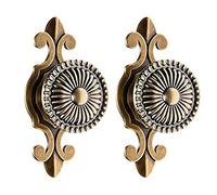 Creatwls Lot de 2, Tiroir Poignée Meubles Accessoires Poignées de Meubles Boutons de Porte Boutons de Meubles, Alliage de Zinc