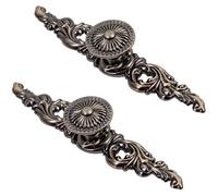 Creatwls Lot de 2, Vintage Poignée de Tirage/Bouton de Tiroir Armoire Boutons, Poignée Poignées pour Meubles À la Maison Commode Penderie
