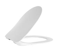 Creavit Plat Abattant wc Wc - duroplast - softclose - quick release - Inox Charnières - Blanc KC0903.02.0000E