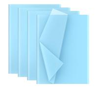 Creavvee® Decoupage Lot de 30 feuilles de papier de soie Bleu clair 50 x 70 cm