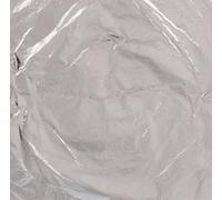 Creavvee Lot de 25 Feuilles de métal Argenté
