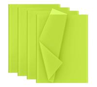 Creavvee® Lot de 30 feuilles de papier de soie Vert pâle 50 x 70 cm