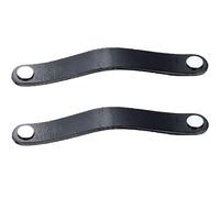 Creawls Poignée en Cuir Fait Main Poignée Cuir PU Décoration pour Tiroir Placard, Lot de 2, Poignées en Cuir PU Poignées de Placard pour Bâton Cuisine Armoire Porte Poignées