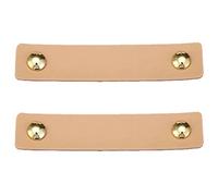 Creawls Poignée en Cuir Fait Main Poignée Cuir PU Décoration pour Tiroir Placard, Lot de 2, Poignées en Cuir PU Poignées de Placard pour Bâton Cuisine Armoire Porte Poignées
