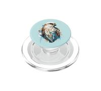 Crécerelle américaine Oiseau géométrique Patten Art, Amour Mignon crécerelle PopSockets PopGrip pour MagSafe