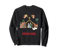 Crèche de Noël autour du monde France Joyeux Noel Sweatshirt