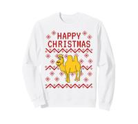 Crèche de Noël avec Chameau dans Une église chrétienne Sweatshirt