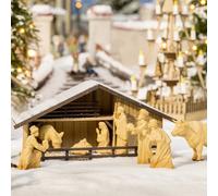 Noch 14394 Crèche de Marché de Noël avec Figurine, Multicolore