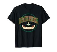 Crèche de Noël Bethléem Est. Scène de crèche de Noël T-Shirt