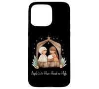 Crèche de Noël bohème Angels We Have Heard on High Christmas Coque pour iPhone 15 Pro Max