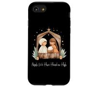 Crèche de Noël bohème Angels We Have Heard on High Christmas Coque pour iPhone SE (2020) / 7/8